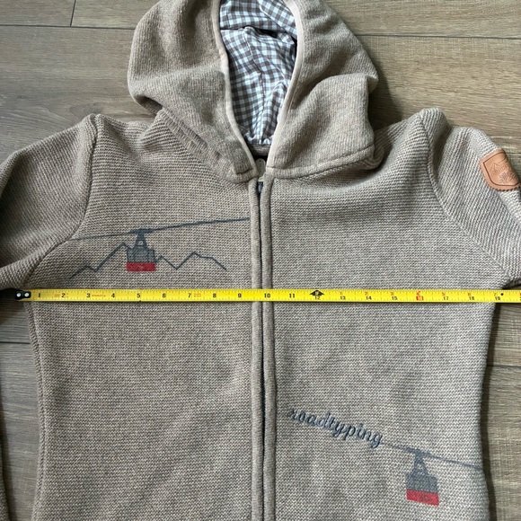 Almgwand traditional tan women jacket, wool blend , 10 - Picture 8 of 9